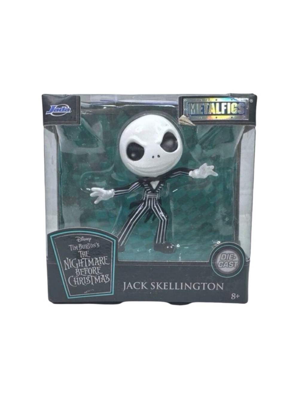 Jada MetalFigs Jack Skellington Nightmare Before Christmas Figurine - 2.5”